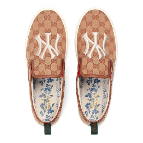 gucci x yankees|gucci slip on yankees.